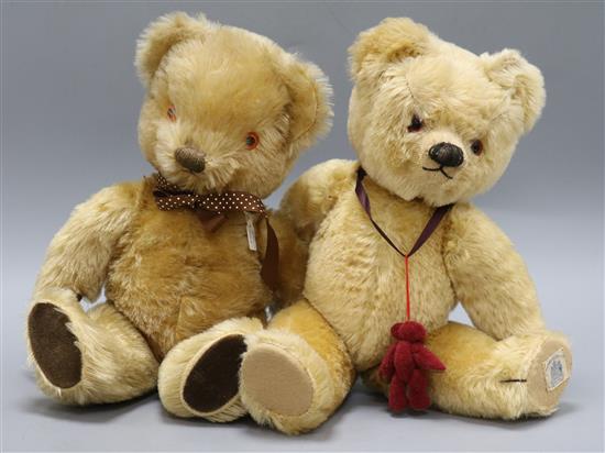 Two Chad Valley teddy bears, c.1950s